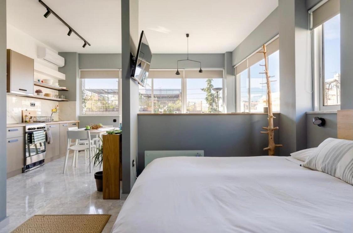 Loft With Private Parking Apartment Atena Exterior foto